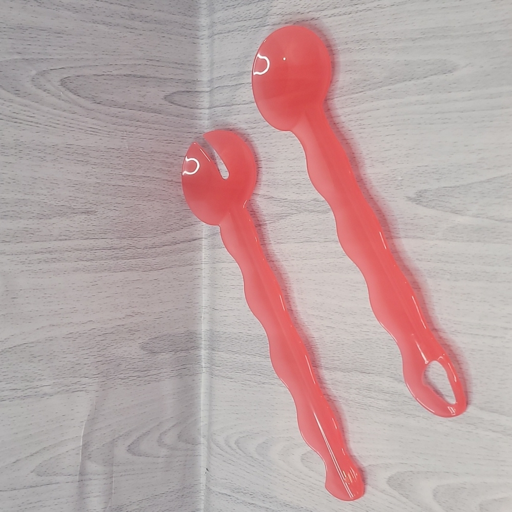 Tupperware Falling For Floral Serving Spoons